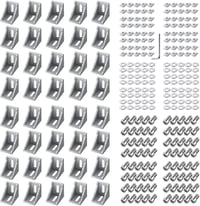 EYPINS alumínium szögösszekötő tartó 10 20 40X, 8-as horonymérettel, 40x40 és 40x80 alumínium profilhoz, rács 1