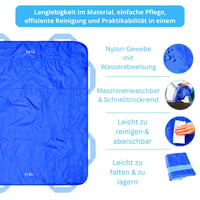 EYRA Prepravná podložka pre pacientov 122x102 cm s 8 úchytmi – Pomôcka na presun a polohovanie seniorov – Prateľná, opakovane použiteľná 6