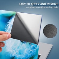 Autocolant eyscar pentru laptop, 13-15,6 inch - Folie protectoare din vinil cu model păpădii pentru computere 2