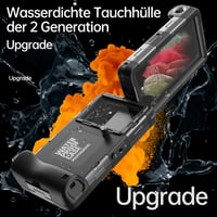 Vodotesné potápačské puzdro Ezanmull pre smartfóny iPhone, Samsung Galaxy, Huawei, Xiaomi Redmi, ochrana do 15 m/50 stôp, na šnorchlovanie a surfovanie, fotografie a 3