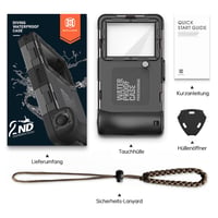 Vodotesné potápačské puzdro Ezanmull pre smartfóny iPhone, Samsung Galaxy, Huawei, Xiaomi Redmi, ochrana do 15 m/50 stôp, na šnorchlovanie a surfovanie, fotografie a 9