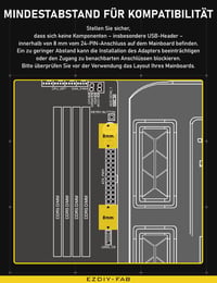 EZDIY-FAB 24 Pin 90 Fokos ATX Tápcsatlakozó Adapter ARGB LED Világítással 8