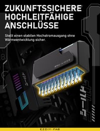 EZDIY-FAB 24 Pin 90 Fokos ATX Tápcsatlakozó Adapter ARGB LED Világítással 4