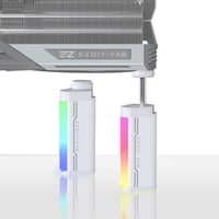 EZDIY-FAB GPU tartó állvány, ARGB LED, alumínium videokártya sag holder, állítható magasság 1