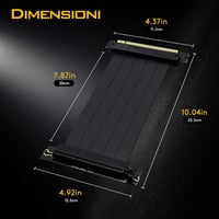 EZDIY-FAB PCIe 3.0 16x GPU Bővítőkábel 20cm Derékszögű 2