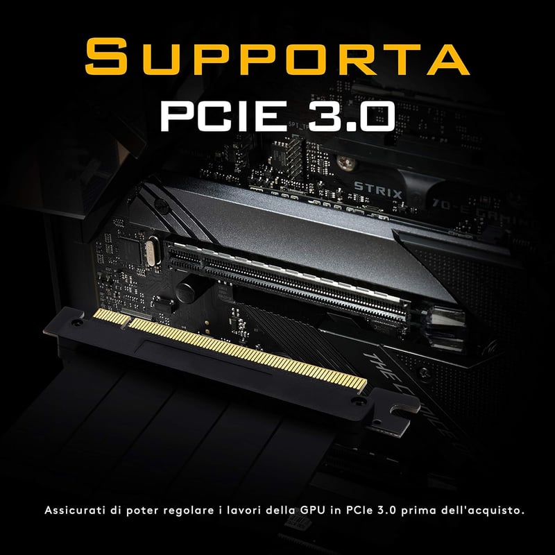 EZDIY-FAB PCIe 3.0 16x GPU Bővítőkábel 20cm Derékszögű