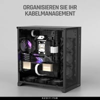 EZDIY-FAB PCIe 5.0 12VHPWR sleeved kábelkészlet 16AWG tápkábel toldó 24 pin ATX EPS 4+4 és 12+4 3x8 pin RTX 4080 4070 Ti, fehér 7