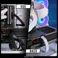 EZDIY-FAB PCIe 5.0 12VHPWR sleeved kábelkészlet 16AWG tápkábel toldó 24 pin ATX EPS 4+4 és 12+4 3x8 pin RTX 4080 4070 Ti, fehér 3