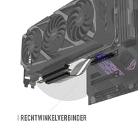 EZDIY-FAB PCIe Gen 4.0 Rendkívül Rugalmas Riser Kábel 30cm - Videokártya Bővítő 90° Csatlakozóval RTX3090/3080/RX6900XT Kompatibilis 4