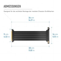EZDIY-FAB PCIe Gen 4.0 Rendkívül Rugalmas Riser Kábel 30cm - Videokártya Bővítő 90° Csatlakozóval RTX3090/3080/RX6900XT Kompatibilis 7
