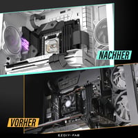 EZDIY-FAB PSU Kábelbővítő Szett 16AWG, 24Pin/EPS/PCI-E Hosszabbító 300mm Fésűvel 4