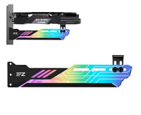 EZDIY-FAB RGB nosač za grafičku karticu 5V 3-pin, sa sinkronizacijom matične ploče, aluminij-akril 1