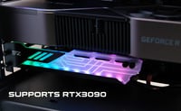 EZDIY-FAB RGB nosač za grafičku karticu 5V 3-pin, sa sinkronizacijom matične ploče, aluminij-akril 2