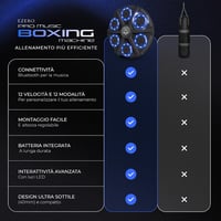 Aparat de box muzical Ezero Beat Punch pentru antrenament acasă, 12 niveluri, cu panou LED interactiv Bluetooth și accesorii pentru îmbunătățirea reflexelor 6