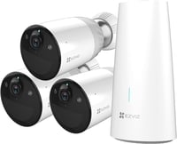 EZVIZ BC1-B3 Vezeték Nélküli Biztonsági Kamera Szett (1+3) HUB-bal - Akkumulátoros Megfigyelő Rendszer Otthonvédelemhez - Black 1