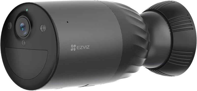 EZVIZ BC1c 4K kültéri WiFi biztonsági kamera napelemes, 10400 mAh, IP65