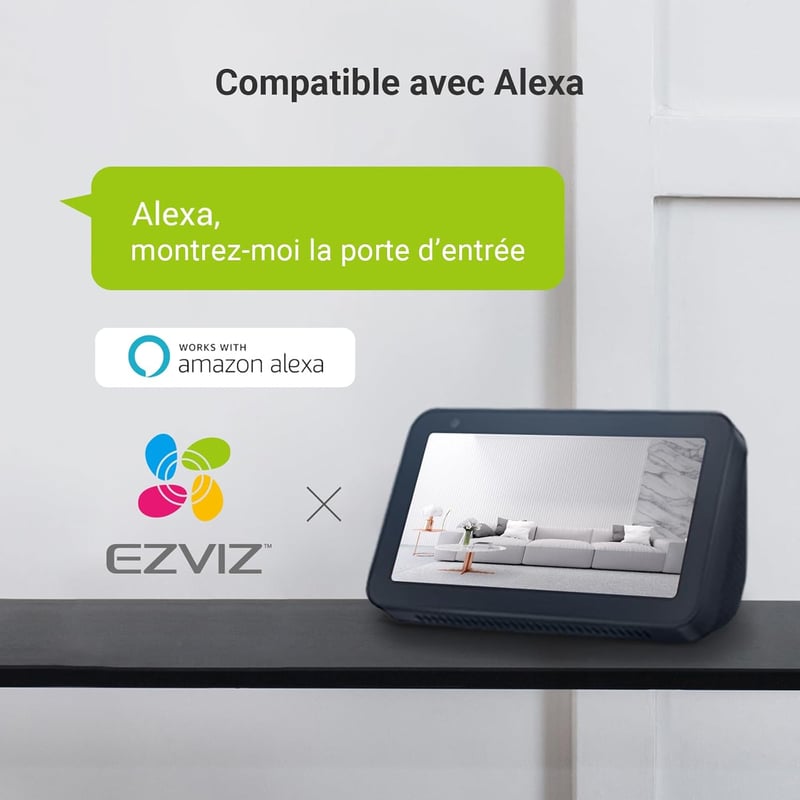 EZVIZ C3W Pro 2.5K WiFi Biztonsági Kamera Színes Éjszakai Látás Mozgásérzékelés