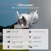 EZVIZ C3W Pro 2.5K WiFi Biztonsági Kamera Színes Éjszakai Látás Mozgásérzékelés 2