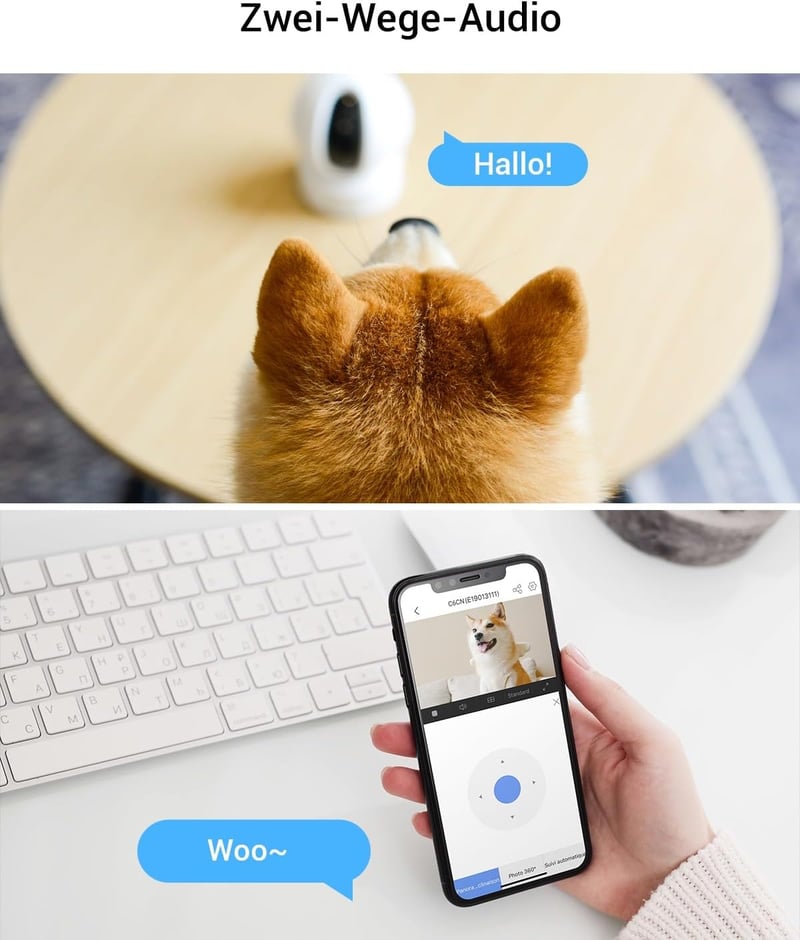 EZVIZ C6CN 4MP WiFi IP Beltéri Biztonsági Kamera - 360° Forgatható, Mozgáskövető, Kétirányú Hang, Éjjellátó, Alexa Kompatibilis, Privát Módd