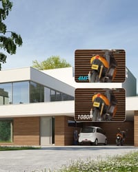 EZVIZ C8W 4MP WiFi IP kamera, 2K+ kültéri forgó kamera, éjszakai látás, 352° forgatás, SD kártya 4