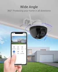 EZVIZ C8W 4MP WiFi IP kamera, 2K+ kültéri forgó kamera, éjszakai látás, 352° forgatás, SD kártya 2