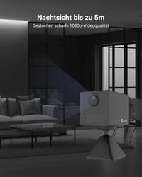EZVIZ CB2 beltéri akkumulátoros WiFi IP kamera 2MP, kétirányú hang, éjjellátó - fekete 7