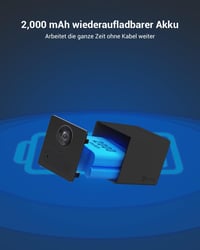 EZVIZ CB2 beltéri akkumulátoros WiFi IP kamera 2MP, kétirányú hang, éjjellátó - fekete 4