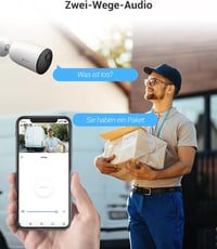 EZVIZ CB3 3MP Vezeték Nélküli Kültéri Biztonsági Kamera Szolár Panellel - WiFi, AI Személy/Jármű Érzékelés, Színes Éjjellátás, Kétirányú Han - White 8