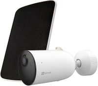 EZVIZ CB3 3MP Vezeték Nélküli Kültéri Biztonsági Kamera Szolár Panellel - WiFi, AI Személy/Jármű Érzékelés, Színes Éjjellátás, Kétirányú Han - White 1