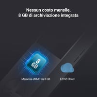 EZVIZ CP3 Pro vezeték nélküli video kaputelefon 2K kamerával, napelemes, 8 GB tárhely, Alexa 9