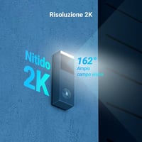 EZVIZ CP3 Pro vezeték nélküli video kaputelefon 2K kamerával, napelemes, 8 GB tárhely, Alexa 2