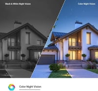 EZVIZ Dual Lens kültéri biztonsági kamera 1080P, színes éjszakai látás, mozgásérzékelés, sziréna, IP67 7