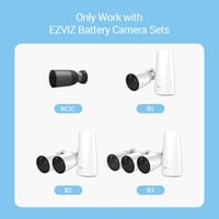 EZVIZ napelemes töltőpanel IP65 vízálló kamerához BC1C CB8 HB8 4m kábellel 5
