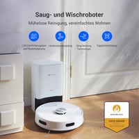 EZVIZ RE4 Plus Robotporszívó Automata Porürítéssel - LiDAR Navigációs Rendszer, Akadályérzékelés, WiFi, Alkalmazásvezérlés, Alacsony Zajszin 2
