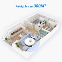EZVIZ RE4 Robotporszívó és Felmosó 4000PA - 3 az 1-ben Takarítórobot WiFi Vezérléssel, Állatszőrre, Szőnyegre és Kemény Padlóra 6