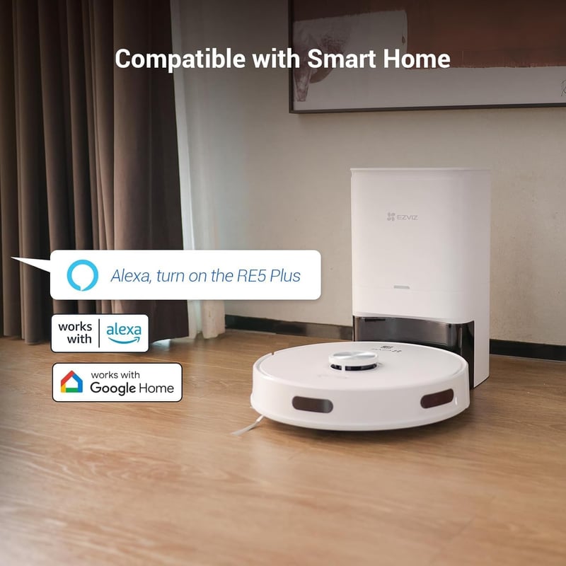 EZVIZ RE5 Plus robotporszívó intelligens navigációval