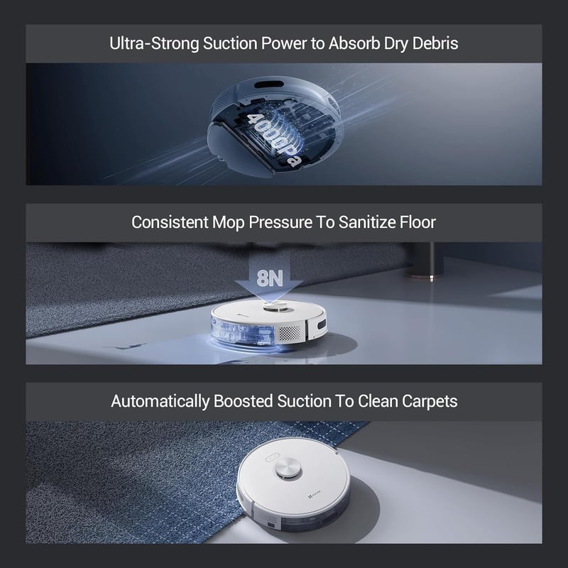 EZVIZ RE5 Plus robotporszívó intelligens navigációval