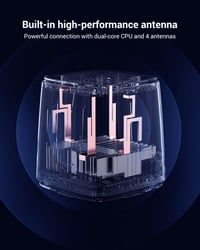 EZVIZ W3R Dual Band Gigabit Router Wi-Fi 6 Mesh Rendszerrel, 1800Mbps Sebességgel, Okosotthon Kompatibilitással és Interferencia Védelemmel 6