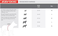 EzyDog Crosscheck Kutyahám Húzásgátló Funkció - Piros Mellény Hám Kis Közepes Nagy Kutyákhoz, Fényvisszaverő Állítható XL 2