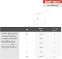 EzyDog Thermax Kutyakabát - Vízálló Téli Mellény Fekete Színben, Rugalmas Anyag, Fényvisszaverő Elemekkel, L Méret 2