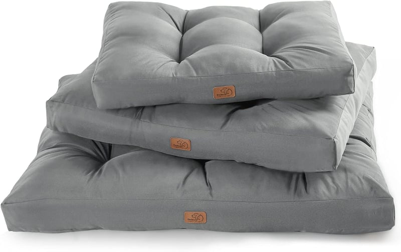 Bedsure XXL Vízálló Szürke Kutyaágy - Mosható Párnázott Matrac