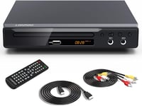 SCART/HDMI/USB DVD lejátszó TV-hez, régiómentes, mikrofonbemenettel 1