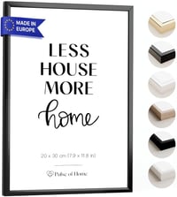 PULSE of HOME Alumínium Képkeret 20 x 30 cm Fekete - Vékony Keret Fotókhoz, Poszterekhez, Gyermekrajzokhoz - Dekoráció Gyerekszobába és Napp 1