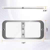 Kriogor LED Mennyezeti Lámpa Lakóautóba, 12V, Távirányítós, 4 Üzemmód, 700LM, 2db 2