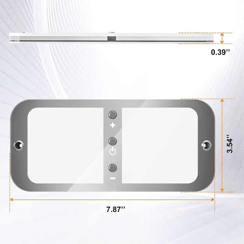 Kriogor LED Mennyezeti Lámpa Lakóautóba, 12V, Távirányítós, 4 Üzemmód, 700LM, 2db