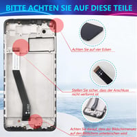 RongZy LCD Kijelző Xiaomi Redmi Note 9/10X 4G Telefonhoz - Érintőképernyős Digitalizáló Fekete Kerettel, Szerelési Eszközökkel 4