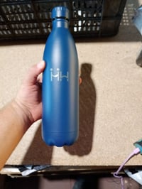 Termoska Motswedi 1 liter, nerezová oceľ, dvojstenná vákuová izolácia, tmavomodrá, 1000 ml, šport, outdoor, kancelária, nepriepustná 3