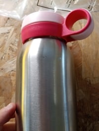 Sticlă pentru copii Mepal Campus din oțel inoxidabil cu capac flip, 600 ml, culoarea Cool Pink, pentru băuturi carbogazoase — testată (stare: vezi a 2-a imagine) 3