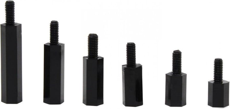 Nylon Hatlapfejű Távtartó és Csavar Készlet M2-M3 - 360 db