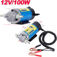 LEMOTO 12V 100W Dízel Szivattyú - Olajleszívó és Üzemanyag Átemelő Pumpa Autókhoz, Motorokhoz, Hajókhoz - Csendes Működésű Folyadék Extrakto 8